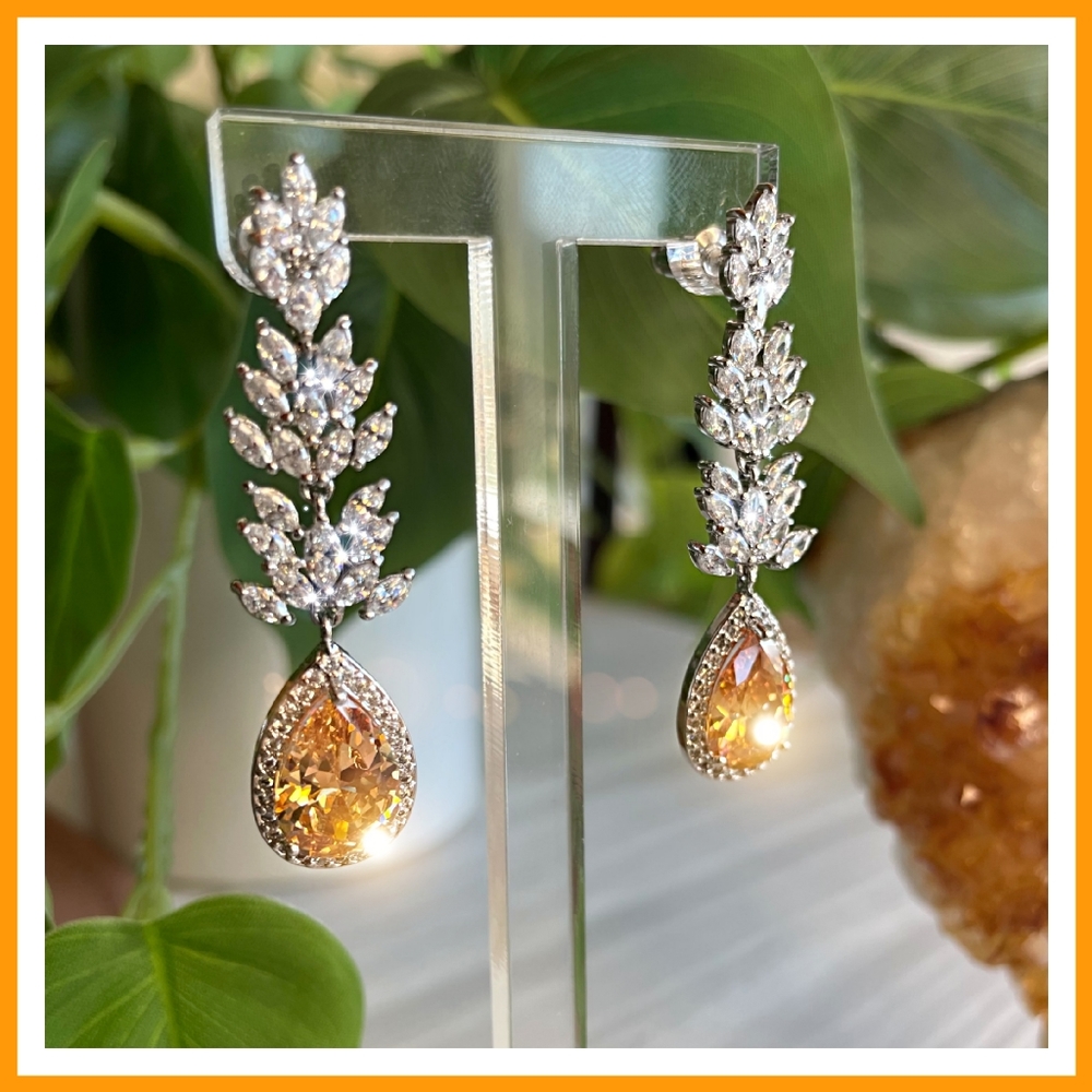 💫 HP! 'LUXE' CITRINE EARRINGS 💫